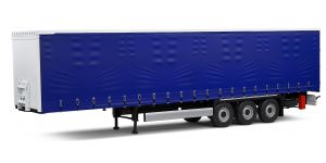 Tarpaulin Trailer Blue